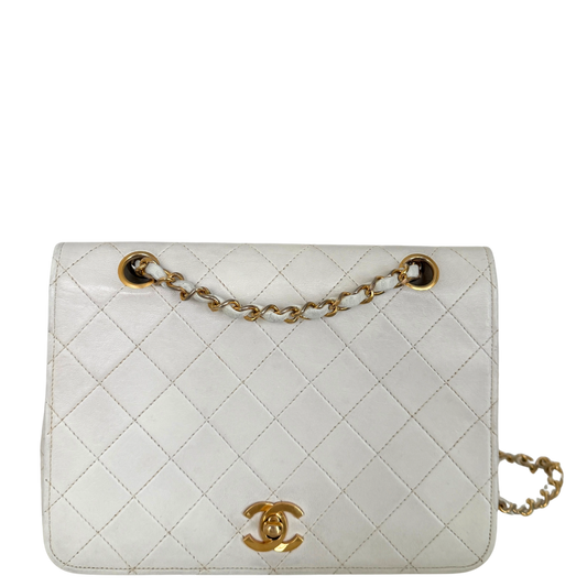 Chanel Timeless Single Flap Small Weiß / gut Chanel