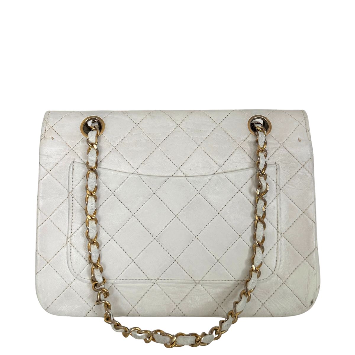 Chanel Timeless Single Flap Small Weiß / gut Chanel