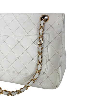 Chanel Timeless Single Flap Small Weiß / gut Chanel