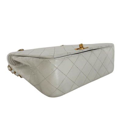 Chanel Timeless Single Flap Small Weiß / gut Chanel