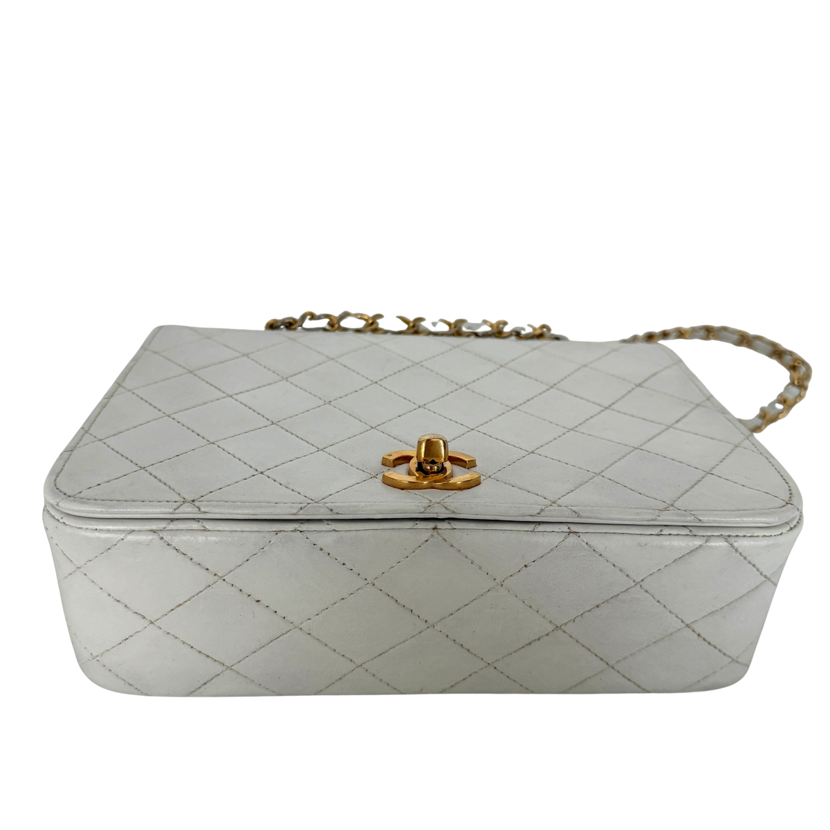 Chanel Timeless Single Flap Small Weiß / gut Chanel