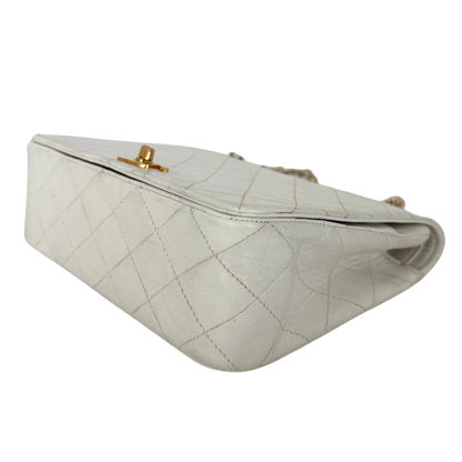 Chanel Timeless Single Flap Small Weiß / gut Chanel