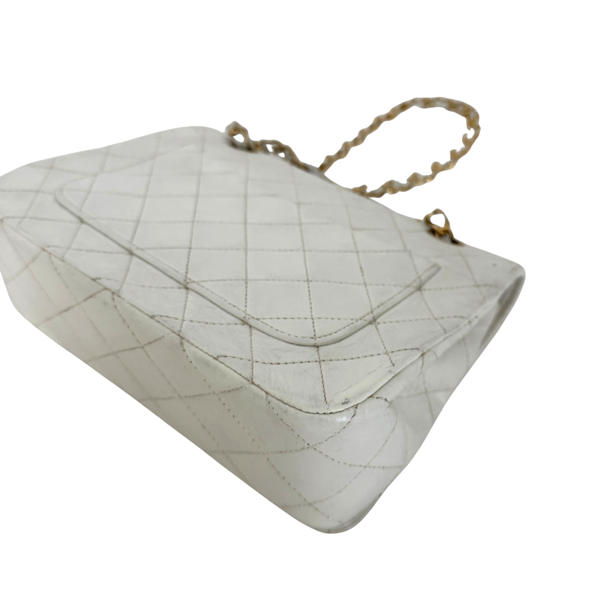 Chanel Timeless Single Flap Small Weiß / gut Chanel
