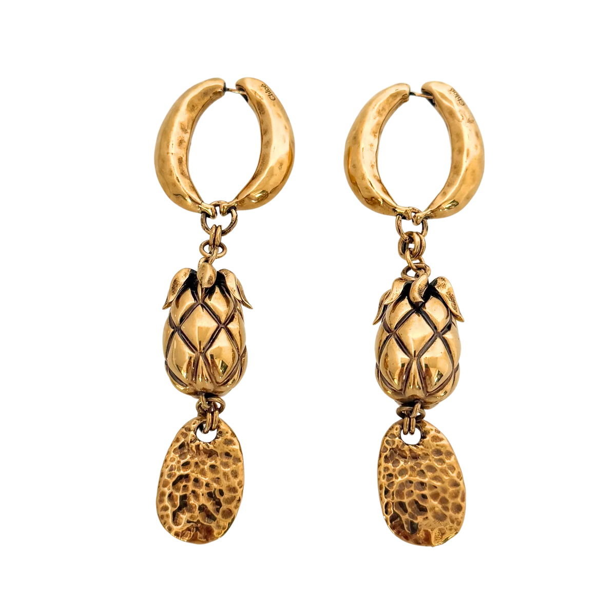 Chloé Fruits Ohrringe Gold / neuwertig Chloé