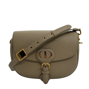 Christian Dior medium Bobby beige leer