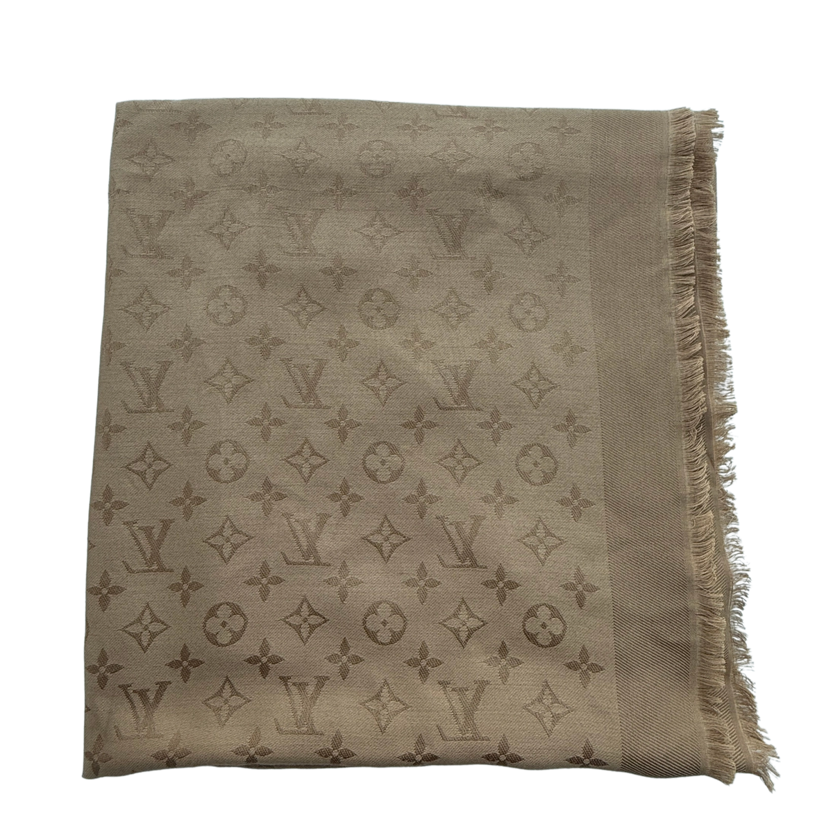 Louis Vuitton Monogram Classic Tuch Karamell Fullset / sehr gut Louis Vuitton