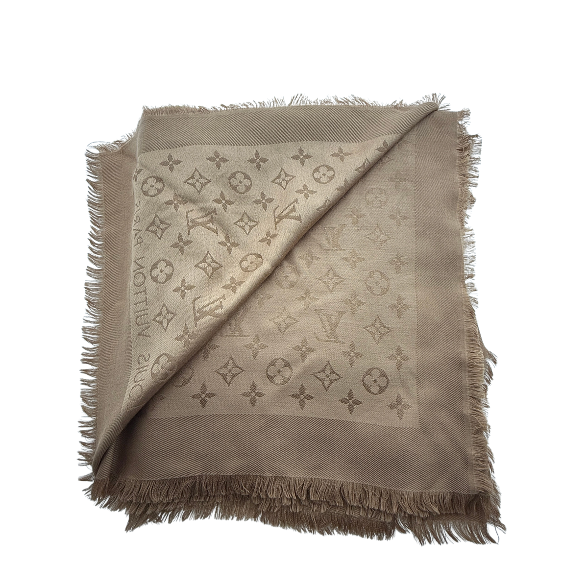 Louis Vuitton Monogram Classic Tuch Karamell Fullset / sehr gut Louis Vuitton