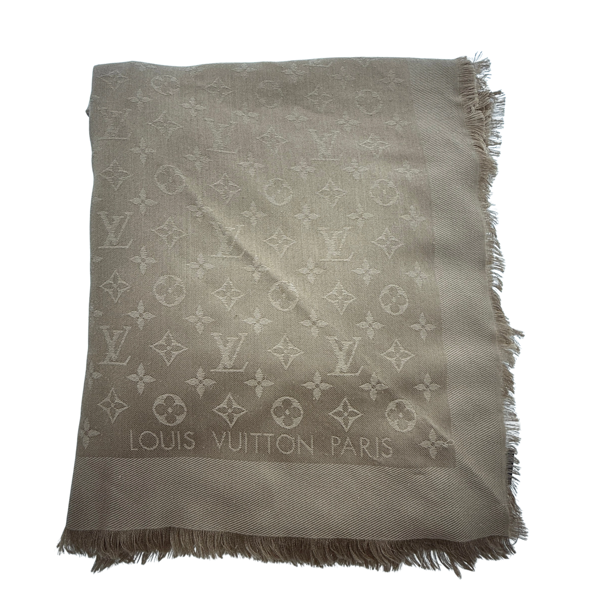 Louis Vuitton Monogram Classic Tuch Karamell Fullset / sehr gut Louis Vuitton