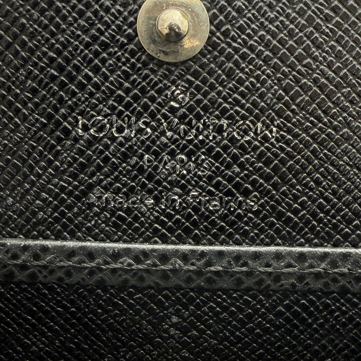 Louis Vuitton Coin Geldbörse Schwarz / sehr gut Louis Vuitton
