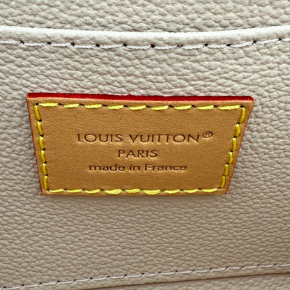 Louis Vuitton Cosmetic Pouch PM Dune Monogram Canvas Beige Full Set / as new