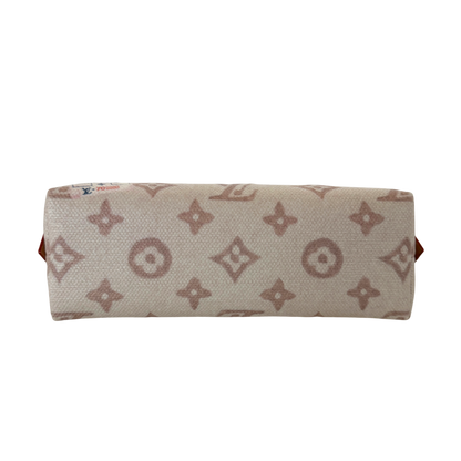 Louis Vuitton Cosmetic Pouch PM Dune Monogram Canvas Beige Full Set / as new
