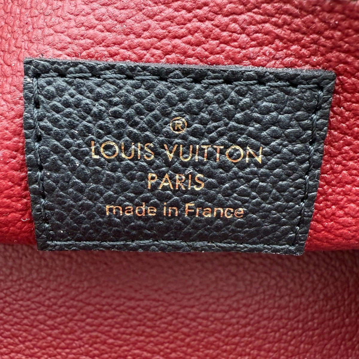 Louis Vuitton Cosmetic Pouch PM Monogram Empreinte Zwart