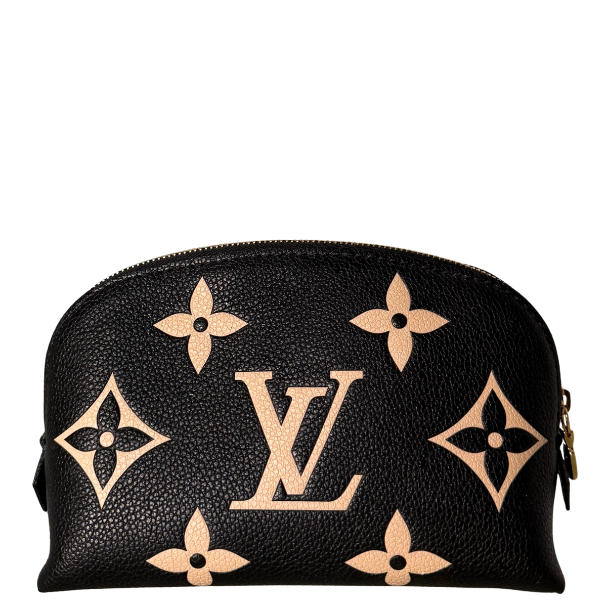 Louis Vuitton Cosmetic Pouch PM Monogram Empreinte Zwart
