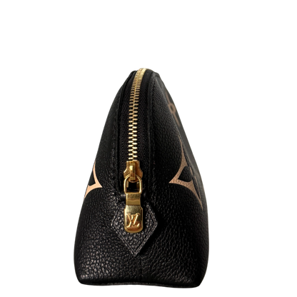 Louis Vuitton Cosmetic Pouch PM Monogram Empreinte Zwart
