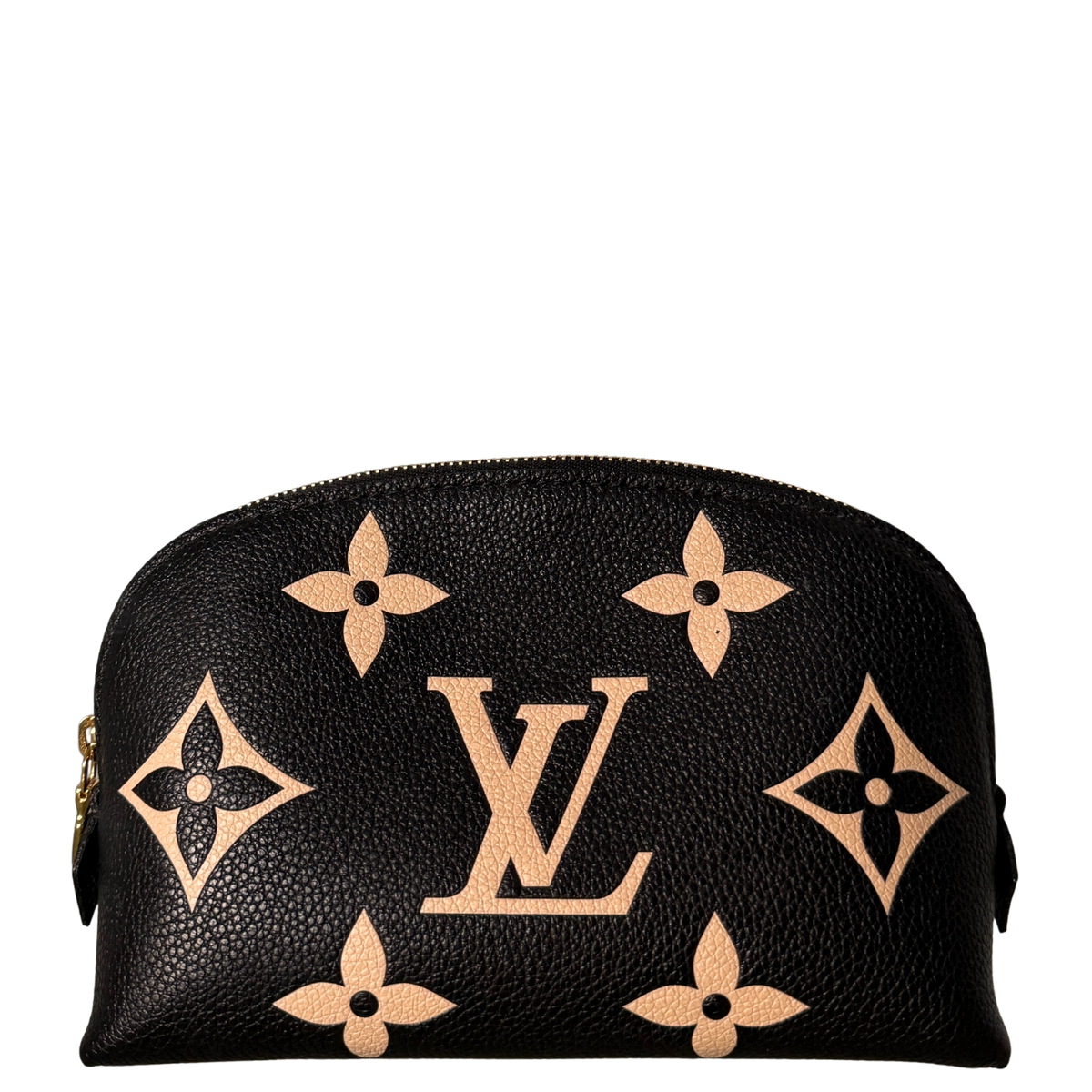 Louis Vuitton Cosmetic Pouch PM Monogram Empreinte Schwarz, neuwertig