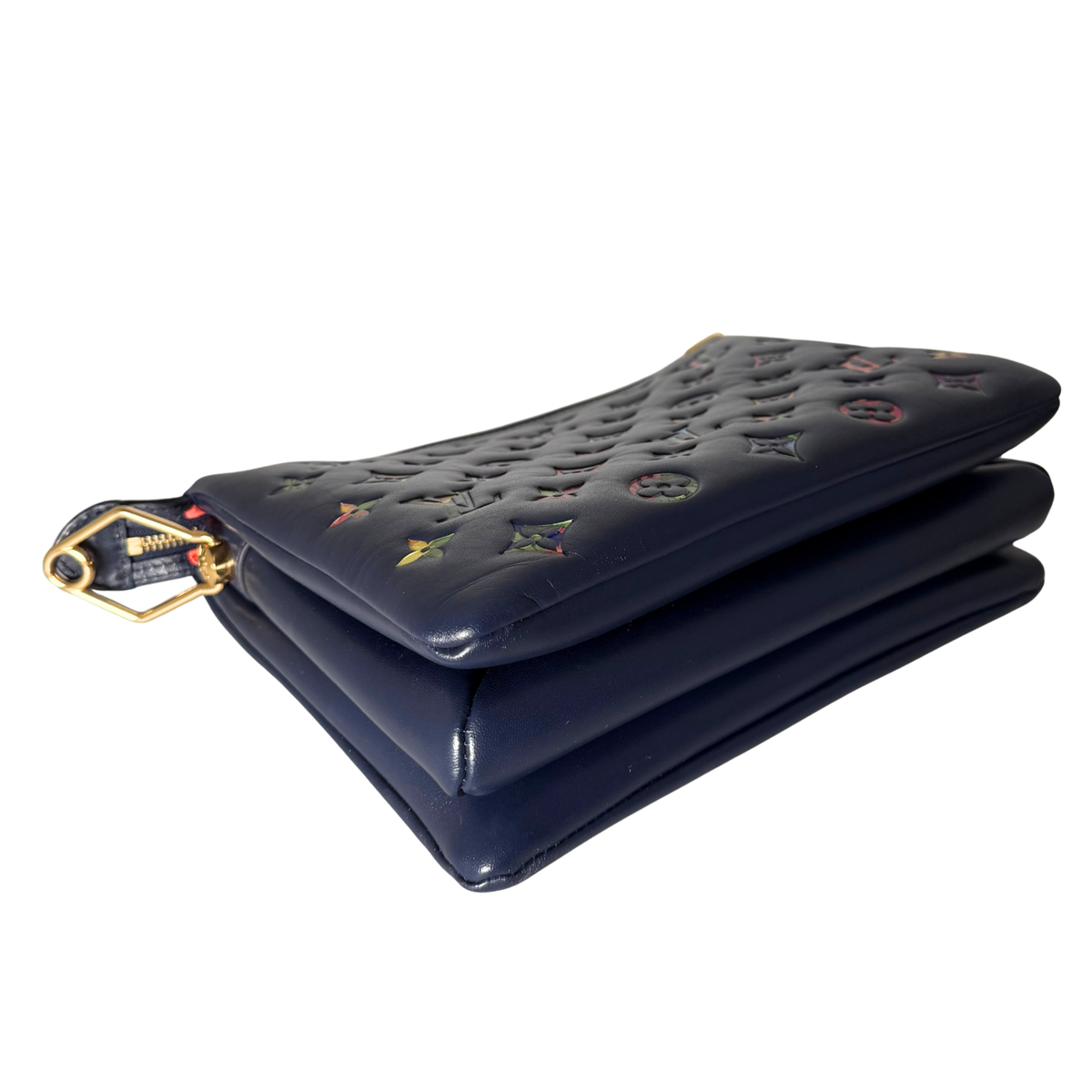 Louis Vuitton Coussin PM Garden Marineblauw