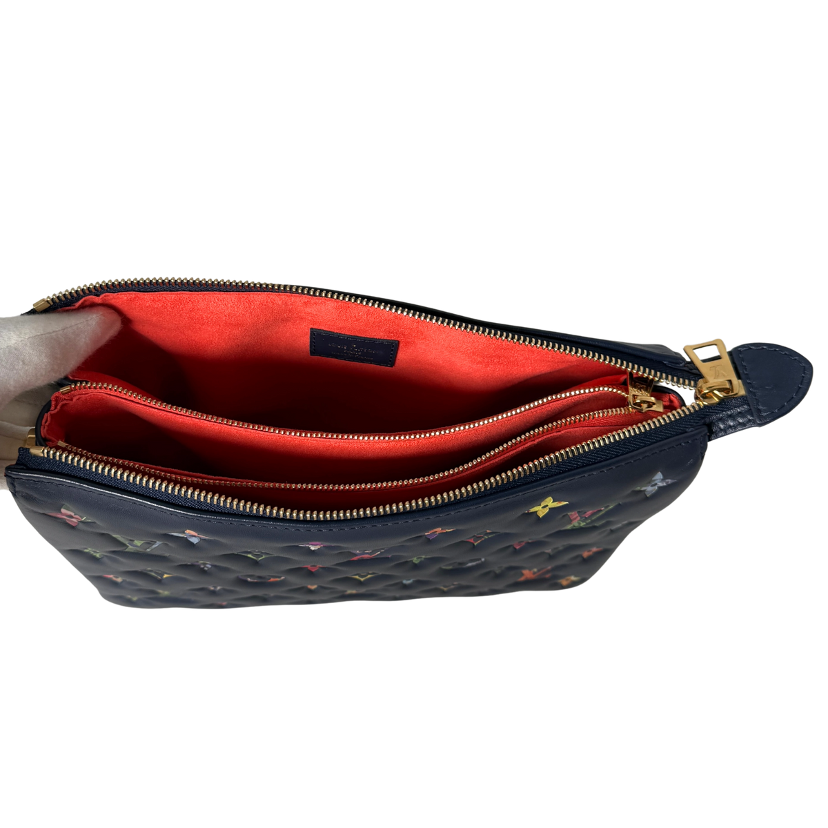 Louis Vuitton Coussin PM Garden Marineblauw