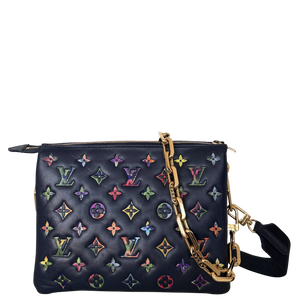 Louis Vuitton Coussin PM Garden Marineblauw