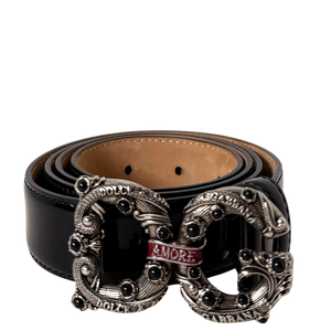 Dolce & Gabbana Amore Riem Maat 95 Zwart