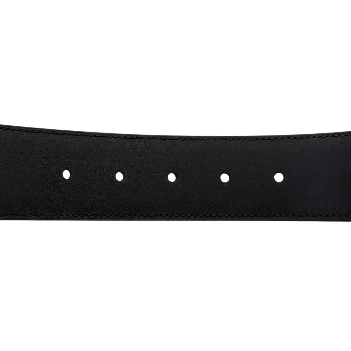 Gucci Polished D-Ring Ledergürtel Schwarz / neuwertig Gucci