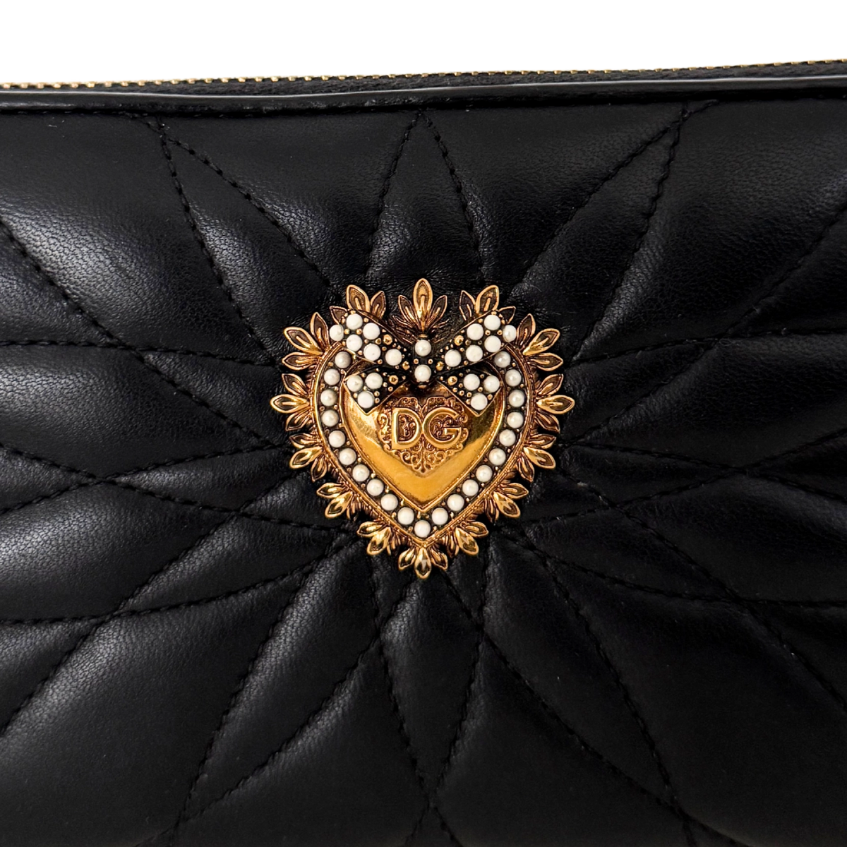 Dolce & Gabbana Devotion Portemonnee Zwart