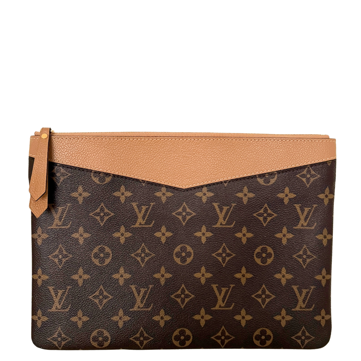 Louis Vuitton Daily Pouch Sesame Monogram Canvas Braun / neuwertig Louis Vuitton