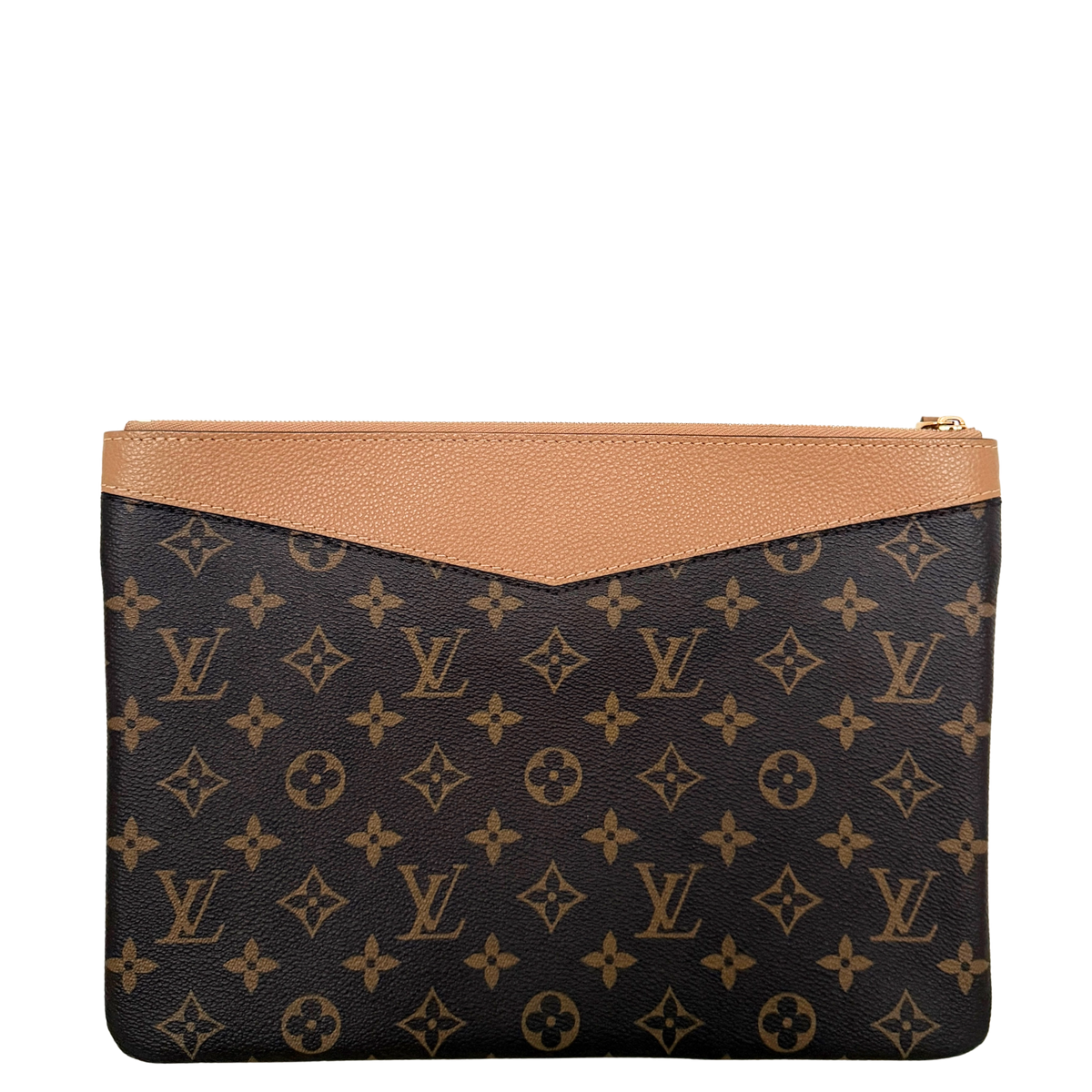 Louis Vuitton Daily Pouch Sesame Monogram Canvas Braun / neuwertig Louis Vuitton