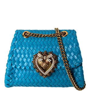 Dolce & Gabbana kleine Devotion schoudertas Blauw