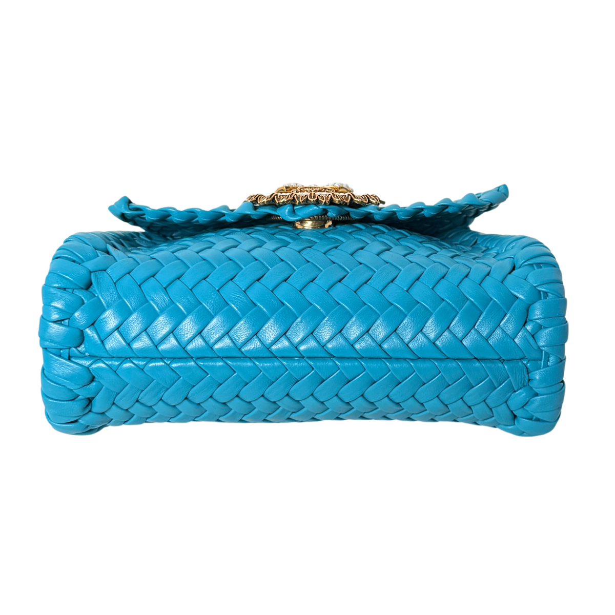 Dolce & Gabbana kleine Devotion Umhängetasche Blau / neuwertig Dolce & Gabbana