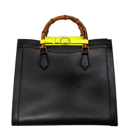 Gucci Großer Diana Bamboo Shopper Schwarz / gut Gucci