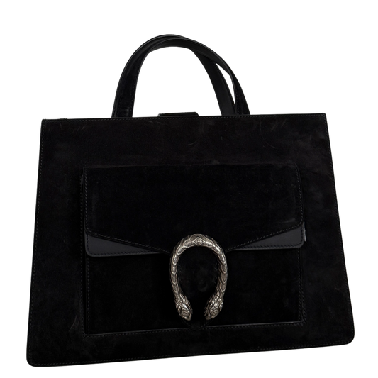 Gucci Dionysus schoudertas van zwart suède