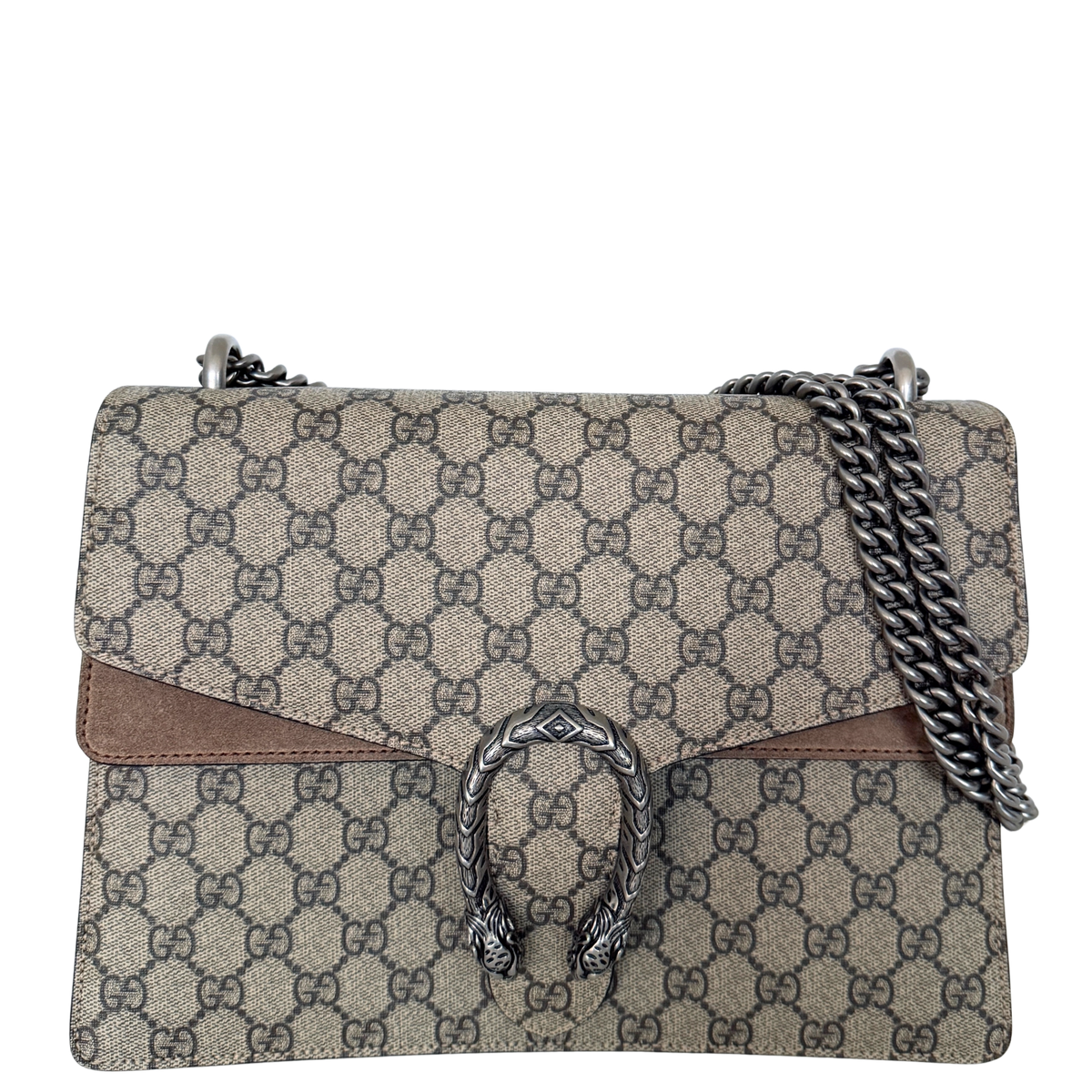 Gucci Dionysus medium GG Supreme Braun Fullst / sehr gut Gucci