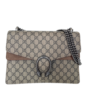 Gucci Dionysus Medium GG Supreme Bruin