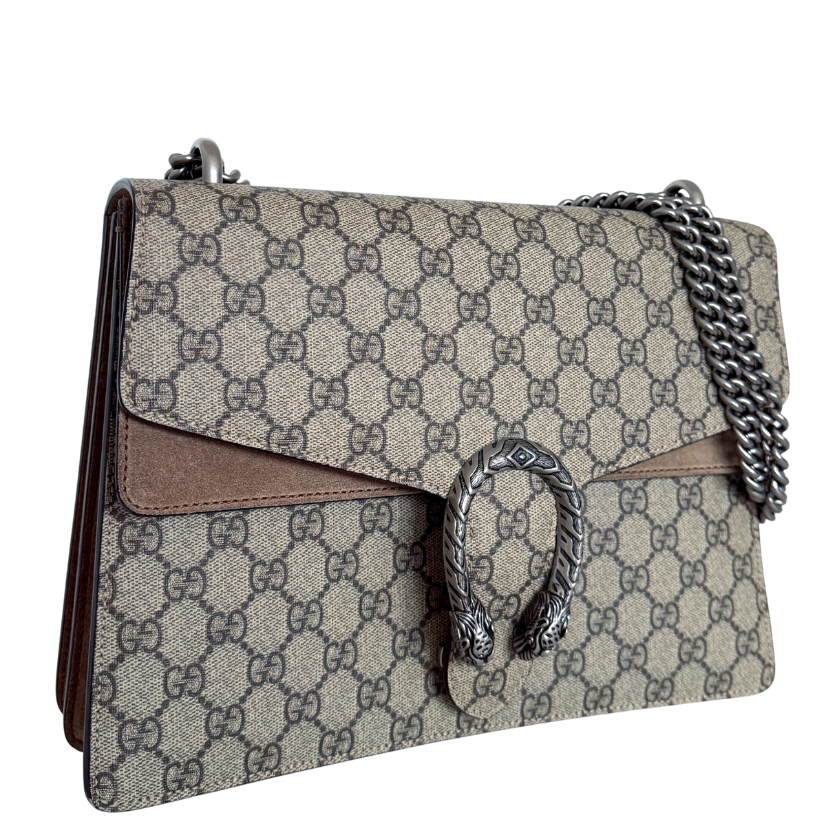 Gucci Dionysus medium GG Supreme Braun Fullst / sehr gut Gucci