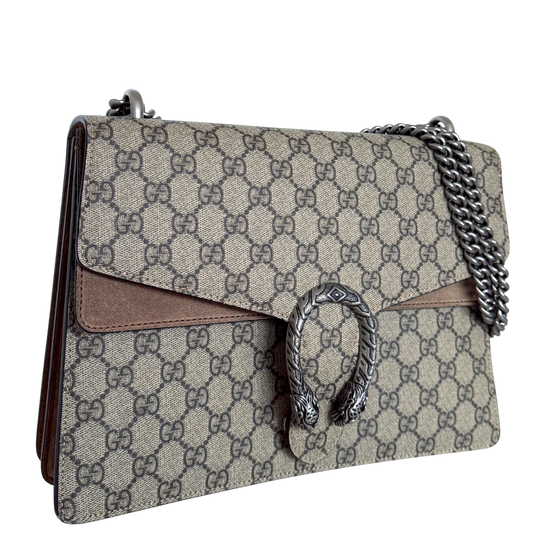 Gucci Dionysus medium GG Supreme Braun Fullst / sehr gut Gucci