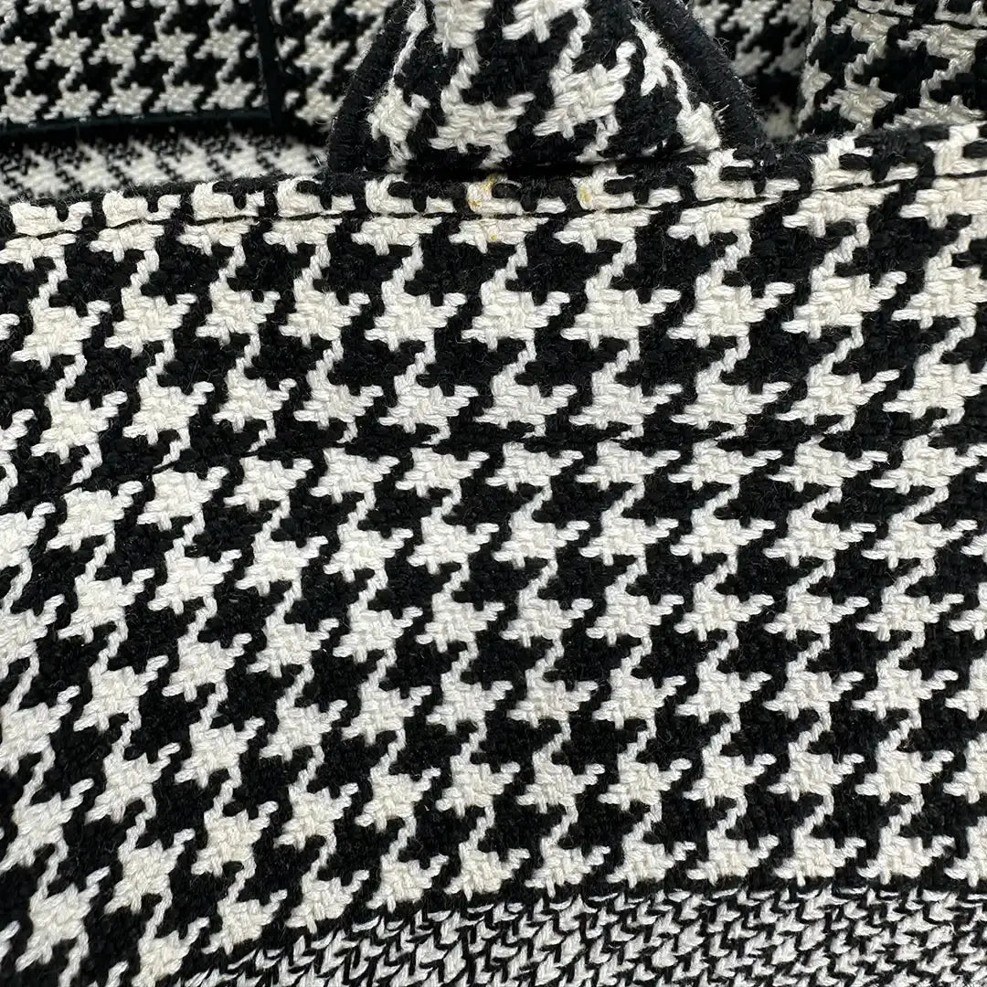 Dior Booktote mittelgroß Hahnentritt schwarz weiß/ sehr gut Dior
