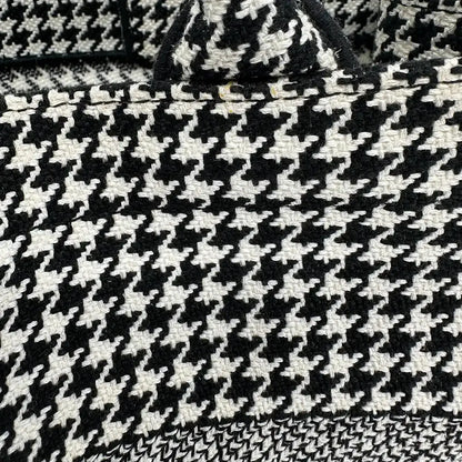 Dior Booktote mittelgroß Hahnentritt schwarz weiß/ sehr gut Dior