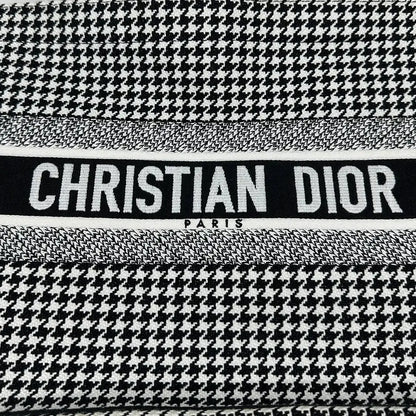 Dior Booktote mittelgroß Hahnentritt schwarz weiß/ sehr gut Dior