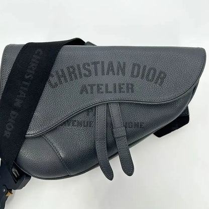 Dior Christian Dior Saddle Bag Atelier Signature grau / gut Dior