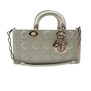 Dior Lady D-Joy middelgroot Latte lamsleer ongedragen