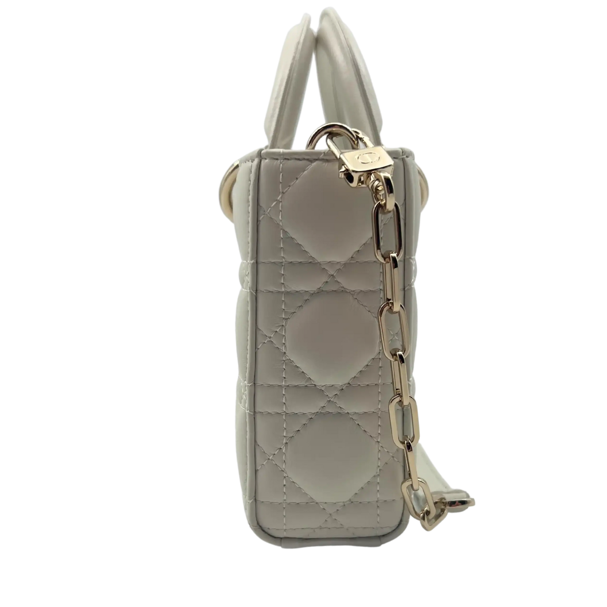 Dior Lady D-Joy mittelgroß Latte Lammleder Echtheitscheck.de