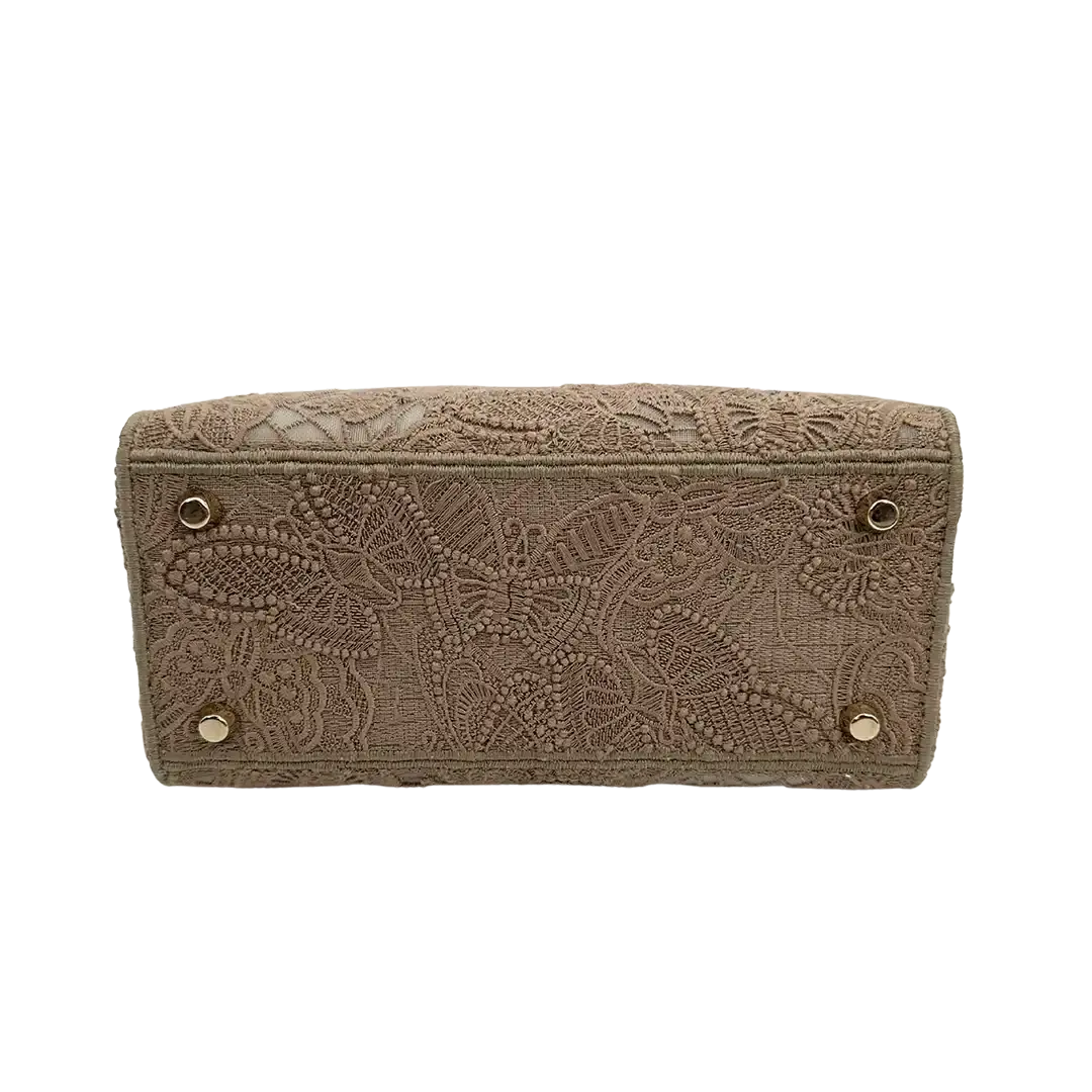 Dior Lady D-Lite Tasche Medium beige / neuwertig Dior
