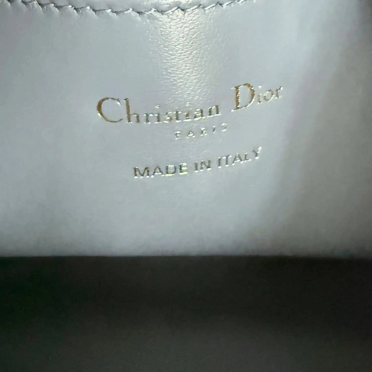 Dior Medium Caro Rucksack Denim blue Macrocannage Lammleder / neuwertig Dior