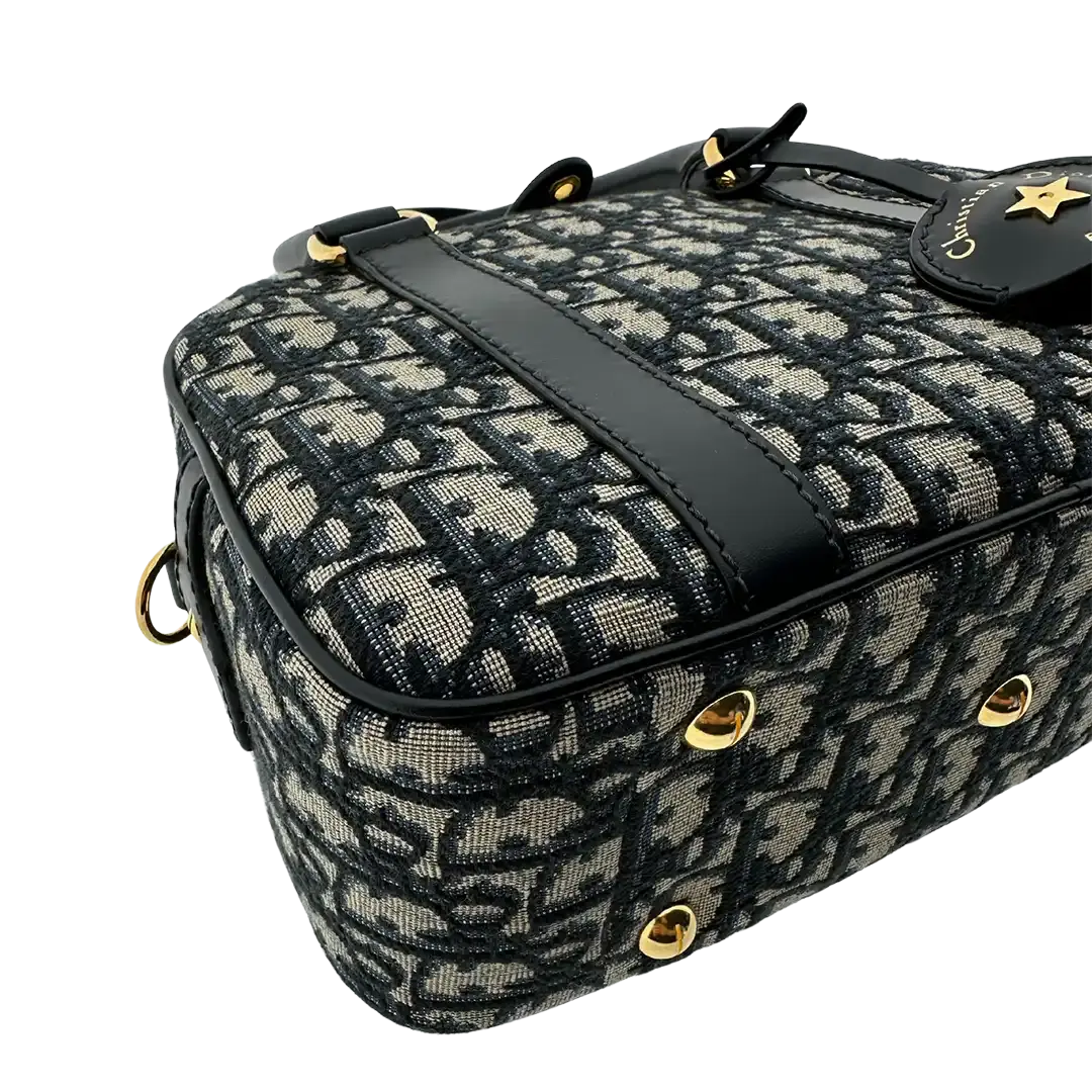 Dior Mittelgroße D-Vibe Bowlingtasche 2024 / ungetragen Dior