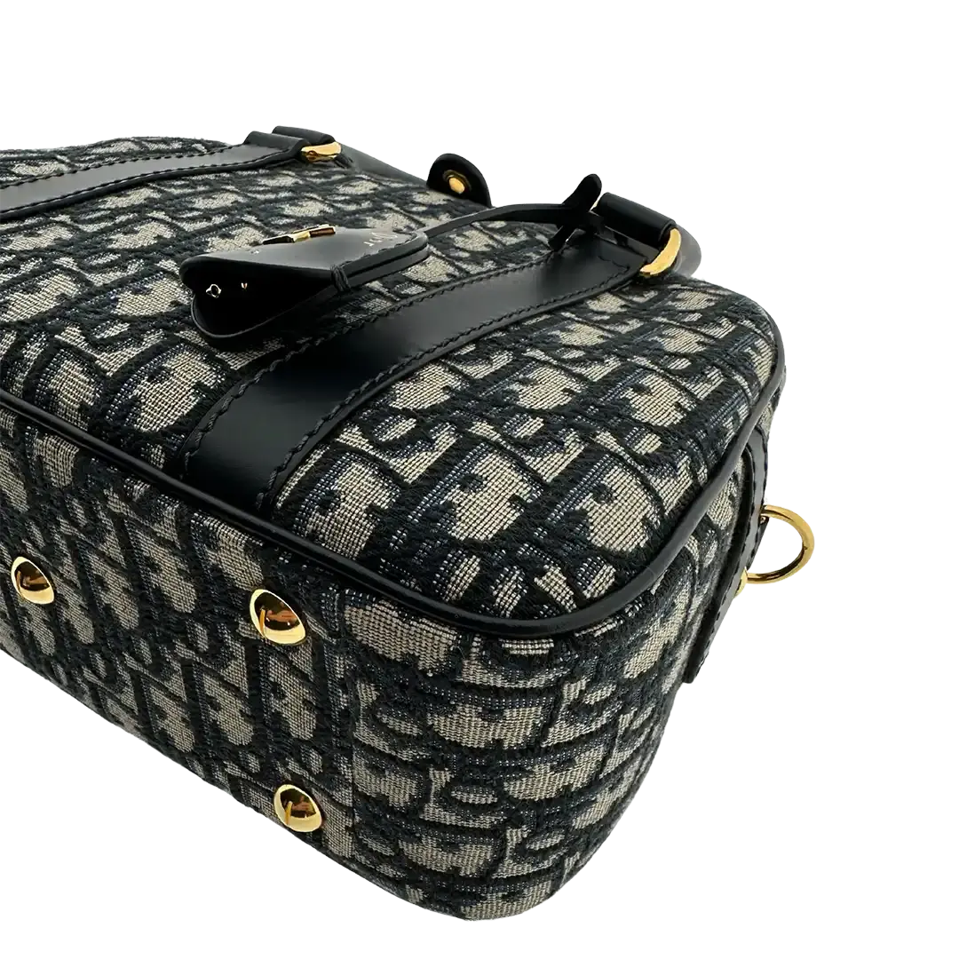 Dior Mittelgroße D-Vibe Bowlingtasche 2024 / ungetragen Dior