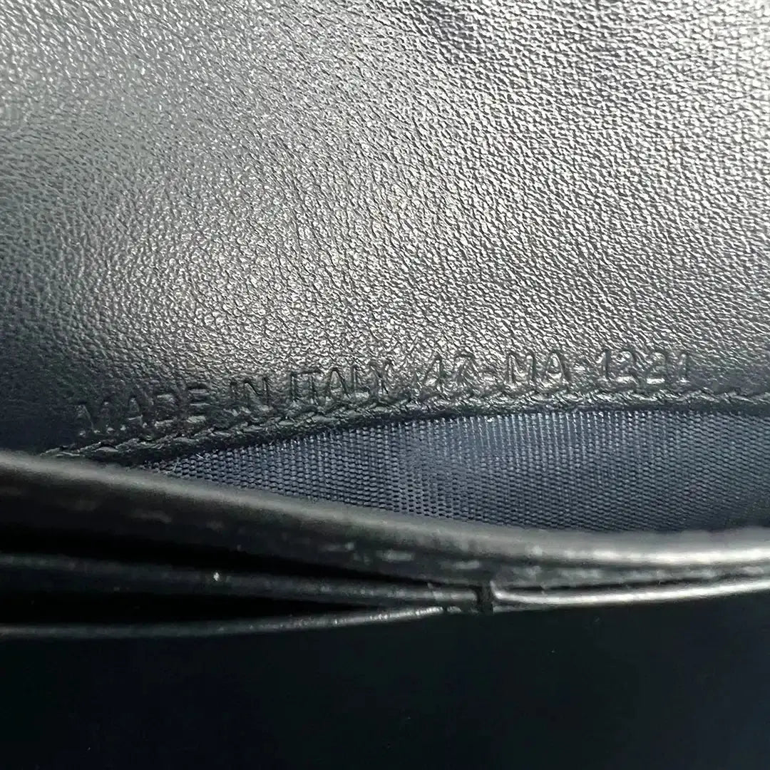 Dior Saddle Portmonnaie Langformat mit Kette Jacquard Blau / sehr gut Dior