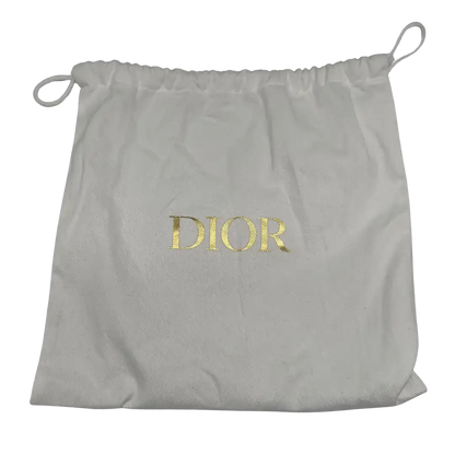 Dior Saddle Portmonnaie Langformat mit Kette Jacquard Blau / sehr gut Dior