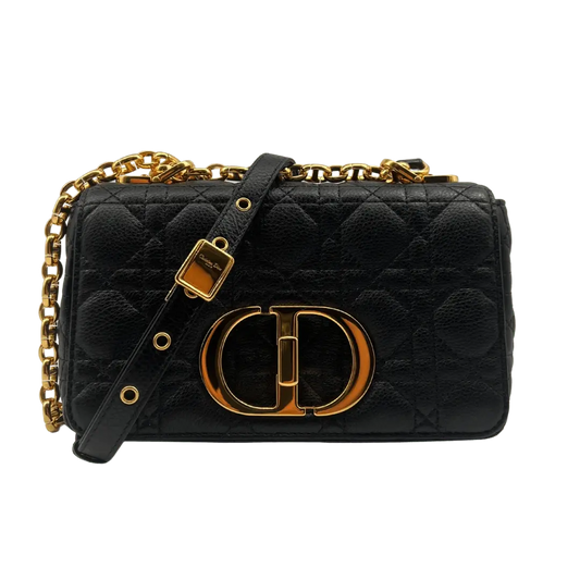 Dior kleine Caro Tasche Small  gestepptes Leder schwarz Echtheitscheck.de