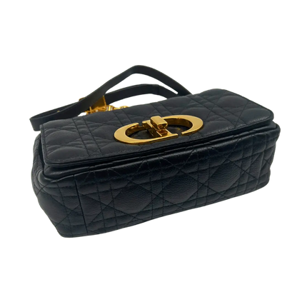 Dior kleine Caro Tasche Small  gestepptes Leder schwarz Echtheitscheck.de