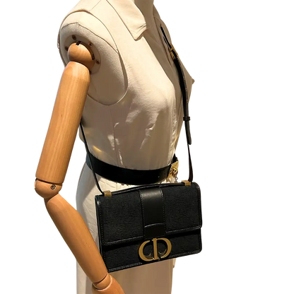 Dior 30 Montaigne Handtasche schwarzes Canvas und Leder limitiert / sehr gut Dior
